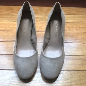 Kelly & Katie Nude Suede Heel